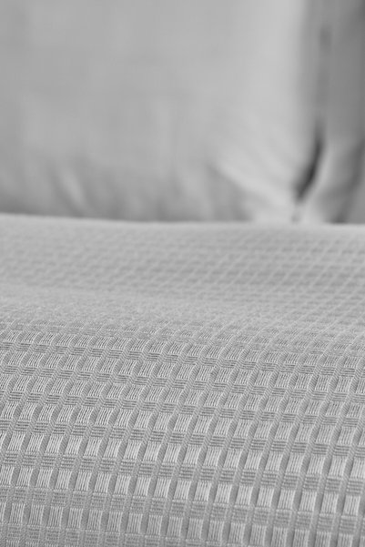 Doqu Home Rosabelle Lisbon Pike Seti Çift Gri