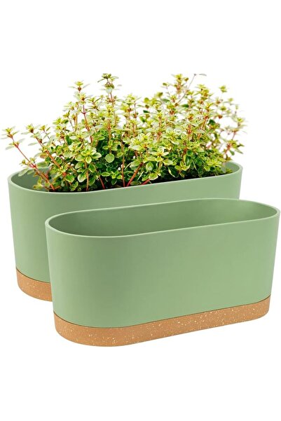 GENERAL Qc Qh Indoor Gardening Drain Holes Removable Base Plant Pot Set