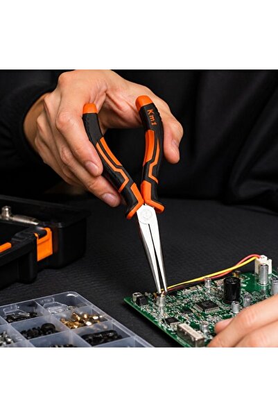 KMT Tools Μίνι μακρύμυτο μυτοτσίμπιδο 150 χιλ. / 4,5 ίντσες, μακρύμυτο μυτοτσ...