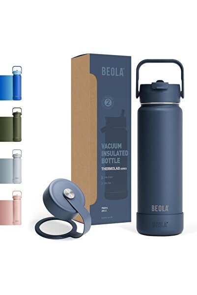 GENERAL 18/8 Grade 304 Double Wall Insulated Stainless Steel Sports Water Bot...