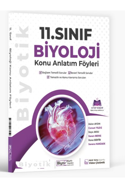 Bilgi Sarmal Yayınları Biyotik Maarif 11. Sınıf Biyoloji Konu Anlatım Föyleri...