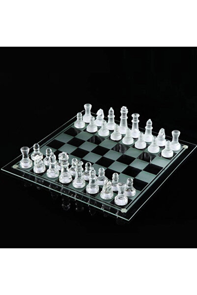 Livenda Glass Chess Set Game Alk2544