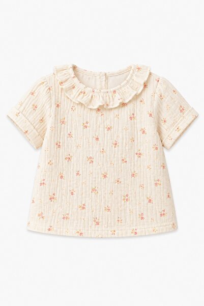 Tiffany Baby Rose Dream Theme Muslin Ruffle Baby Girl Top 55140