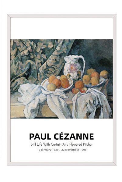 Postifull Paul Cezanne, Painting with White Frame, Art Series No:110470