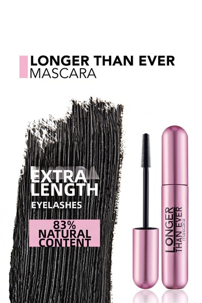 Flormar Longer Than Ever Long-Lasting 001 Intense Black Mascara 10ml