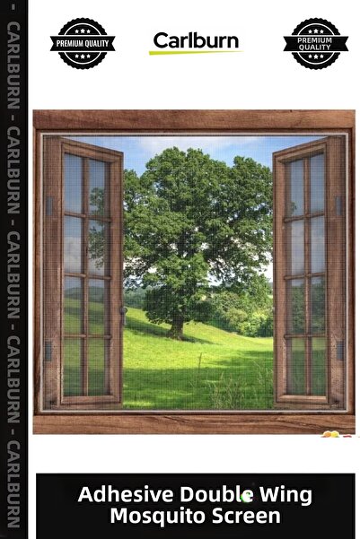 Carlburn # ÇiftKanat 130x150 cm Plasă de protecție adezivă pentru ușă și fere...