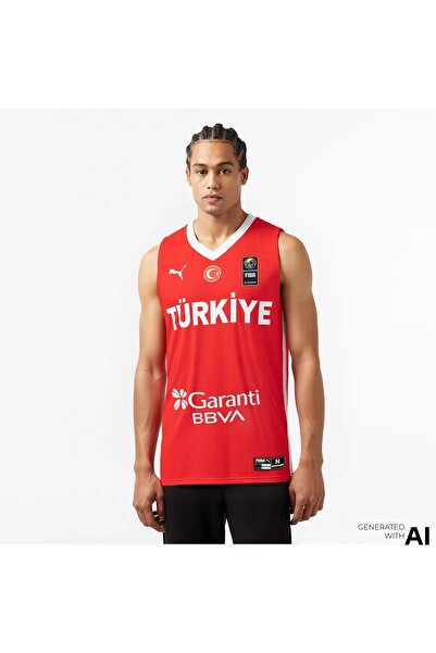 Puma Turkey Men's Red Basketball National Team Jersey