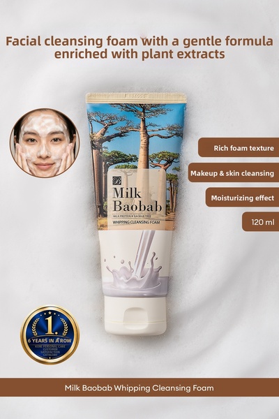 Milk Baobab Intense Cleansing Foam with Herbal Extracts for Gentle Cleansing ...