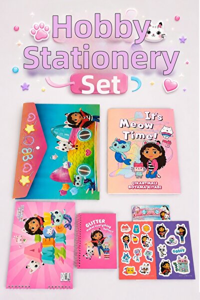 Gabby's Dollhouse X Dekomus Licensed Gabby’S Dollhouse Hobby Stationery Set C...