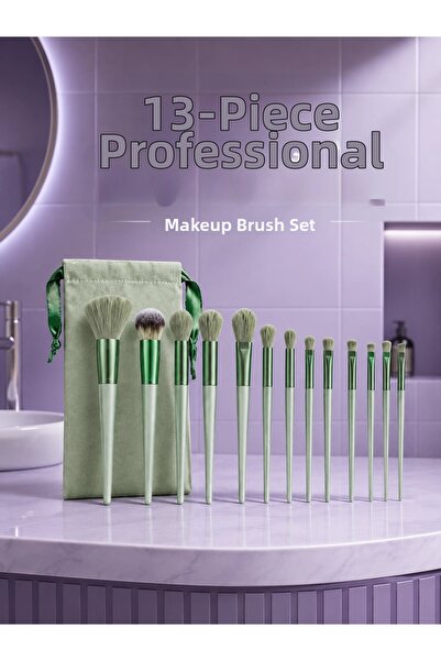 ASTRALTECH Professional Makeup Brush Set Soft Bristles Portable with Bag