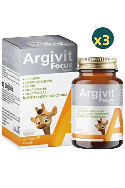 Argivit فوكس تابلت 30 قرصًا 3 قطع