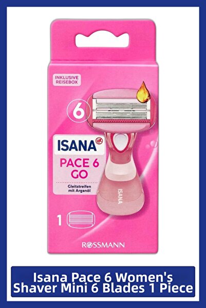 ISANA Pace 6 Women's Razor Blade 6 Blades 1 Piece