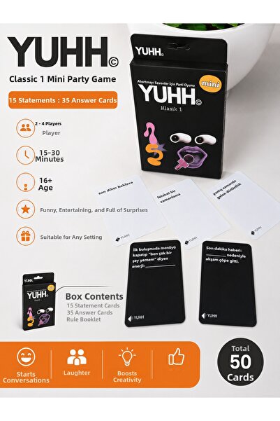 Luxmon Yuhh Classic 1 Mini Party Game - 50 Card Holders