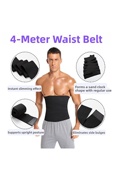 B BLUE KORSE Unisex Sand Clock Wrap Corset Waist Wrapped Corset