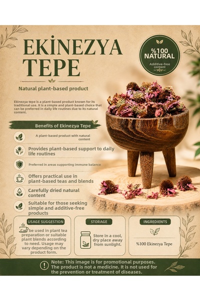 Natura Şifa 2500Gr Echinacea Herbal Tea Natural Dried Echinacea Herbal Tea Without Additives