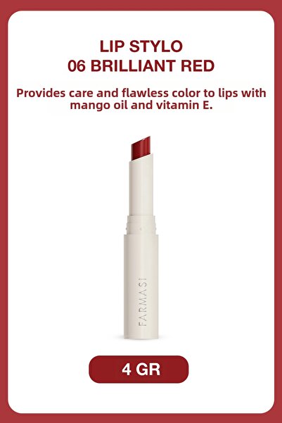 Farmasi Lip Stylo - 06 Brilliant Red
