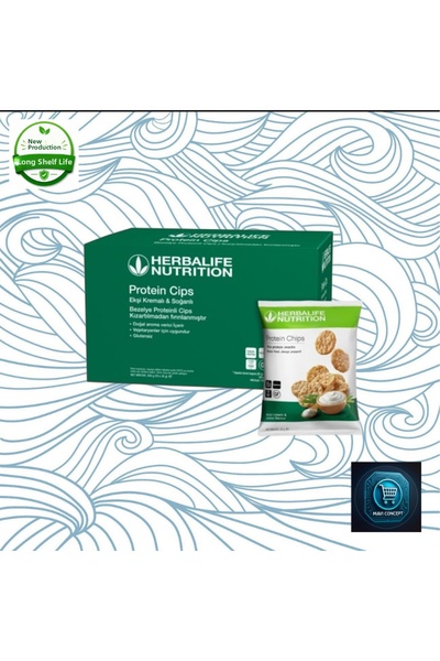 Herbalife Πρωτεϊνικά Τσιπς 10 τεμάχια 1 Κουτί Τσιπς