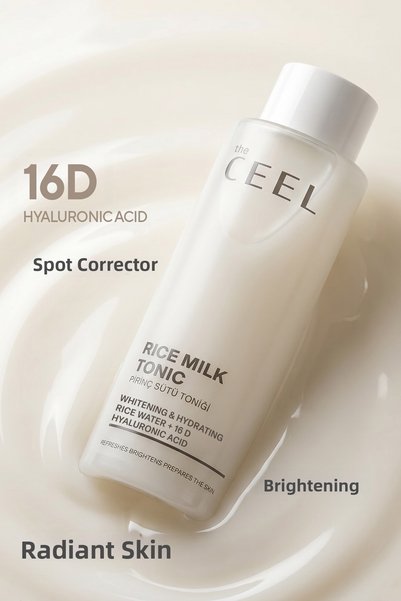 The Ceel تونيك ماء الأرز المرطب والمفتح، 16D حمض الهيالورونيك 200 مل