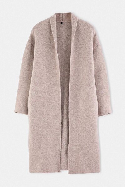 Trendyol Collection Cardigan lung din tricotaj, supradimensionat/larg, din nu...