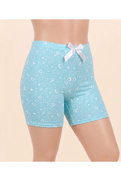 Ladytime Esnek Lastikli %100 Pamuk Kadın Şort Pijama Altı - Srt1