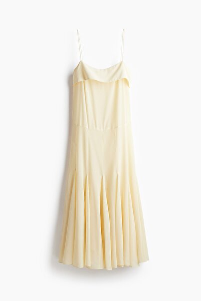H&M Askılı Şifon Elbise