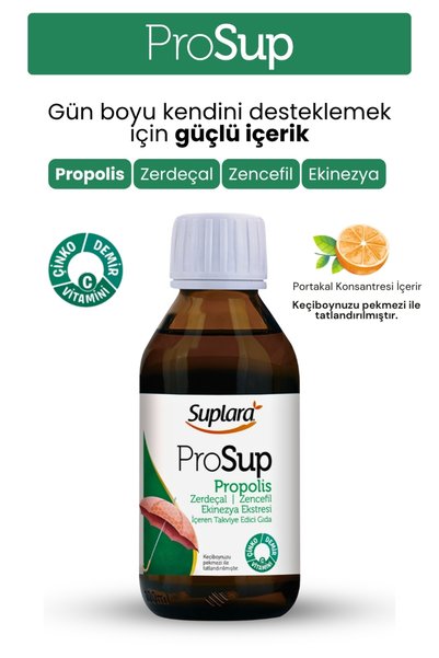 Suplara Prosup Propolis Iron Zinc Vitamin C Syrup - 200 ml