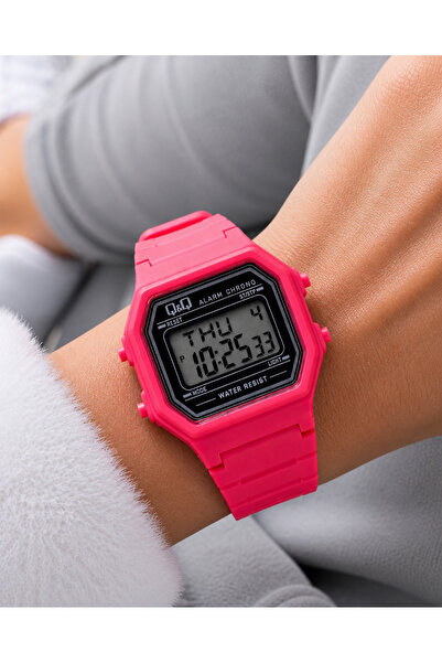 Q&Q Digital Children's Wristwatch with Silicone Strap, 10 Atm Waterproof, Ala...