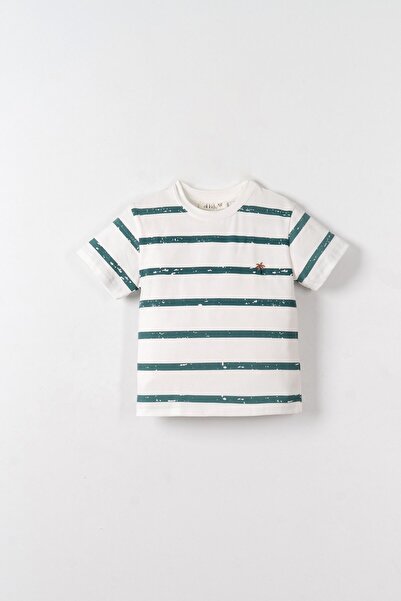 nk kids Nk 41603-تي شيرت مخطط 1/4