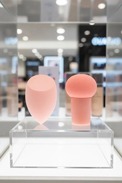 Miniso Şeftali Pembesi Serisi Makyaj ve Pudra Süngeri