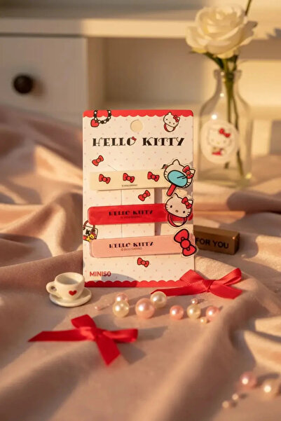 Hello Kitty Lisanslı Saç Tokası (3 adet)