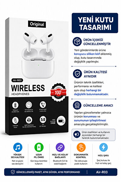 Teknomila Pro Ios / Android Uyumlu Bluetooth Kulaklık