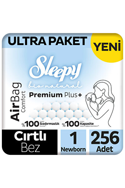 Sleepy Bio Natural Premium Plus Airbag Comfort Ultra Paket Bebek Bezi 1 Numar...