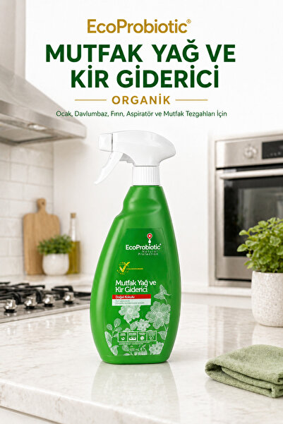 EcoProbiotic Mutfak Yağ Çözücü Sprey 500 ml | Organik, Ağır Kimyasal İçermez