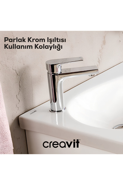 Creavit Sharp Krom Lavabo Bataryası SR1500