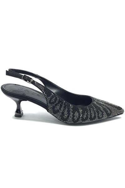 Kids Club Shoes Feles Stone Detailed Open Back Stiletto Candy Heeled Γυναικεί...