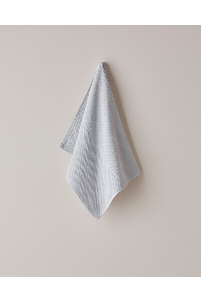 English Home Twill Pamuk Yüz Havlusu 50x70 cm Açık Gri
