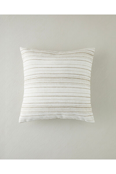 English Home Basic Line Dolgulu Kırlent 45x45 cm Bej