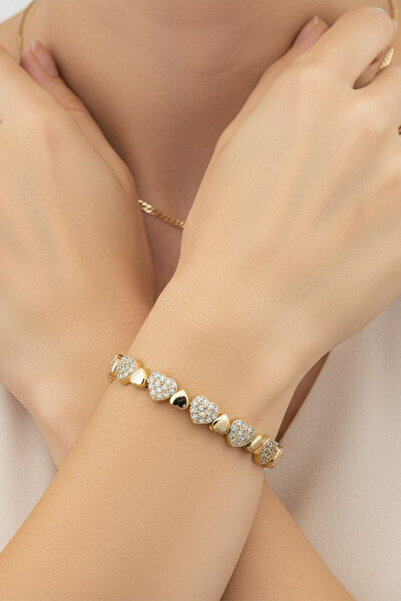 XUPING JEWELRY نمط اللؤلؤة/XUPING مجوهرات القلب الزركون حجر سوار