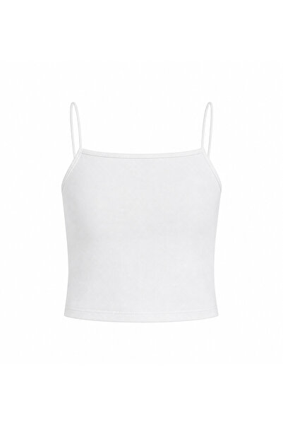 QUE STYLE Thin Strap Tank Top
