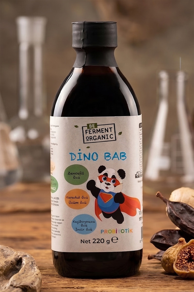 BE FERMENT Dino Baby |   Probiotic Organic Essence Blend Syrup |   +9 Months - 220 g