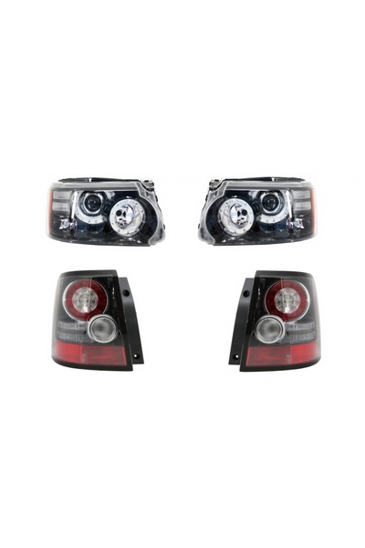 tuningset Faruri și stopuri LED compatibile cu Range Rover Sport L320 2009-20...
