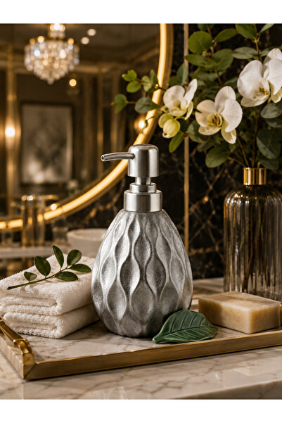 kasımoğulları concept Modern Antique Liquid Soap Dispenser 480 ml Stylish Bat...