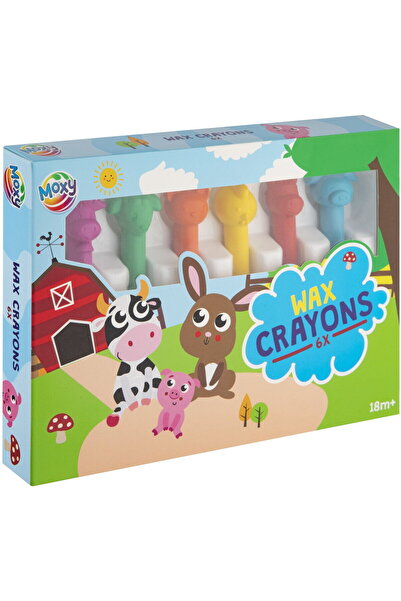 Moxy Set 6 creioane cerate - Ferma