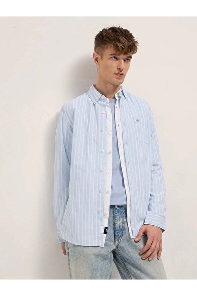 The Bear House Men's long Sleeve Shirt, breathable, soft comfort Fabric
