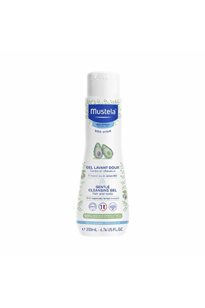 Mustela Τζελ Καθαρισμού Μαλλιών και Σώματος, 200 ml, Τζελ Καθαρισμού