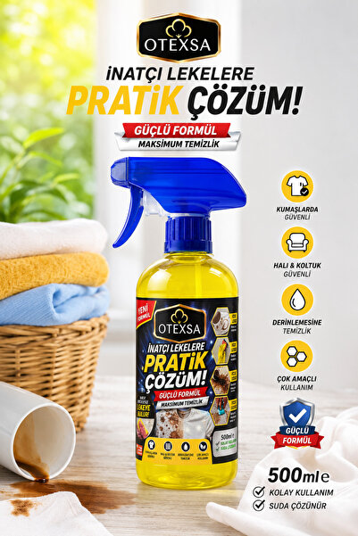 OTEXSA Çok Amaçlı Leke Çıkarıcı Sprey – Güçlü Yağ ve Kir Sökücü, İnatçı Lekel...