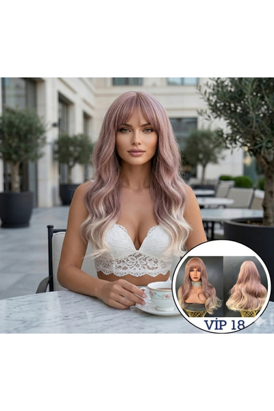 Makromehome Luxury Vip Seri 2025 Model Kumral Lila Uçları Bebek Sarı Perçemli...