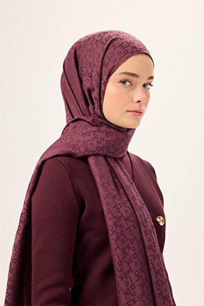 Silk Home Bumbac Poliester Liva Şal Prune Texturat Respirabil 90X200