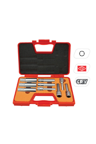Rico 007-rc7014 9pc 1/2” Iç Torx E Lokma Seti Uzun