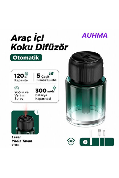 auhma AF-10 Araç İçi Hava Nemlendirici & Koku Makinesi Hilton Esansı – 160ml ...